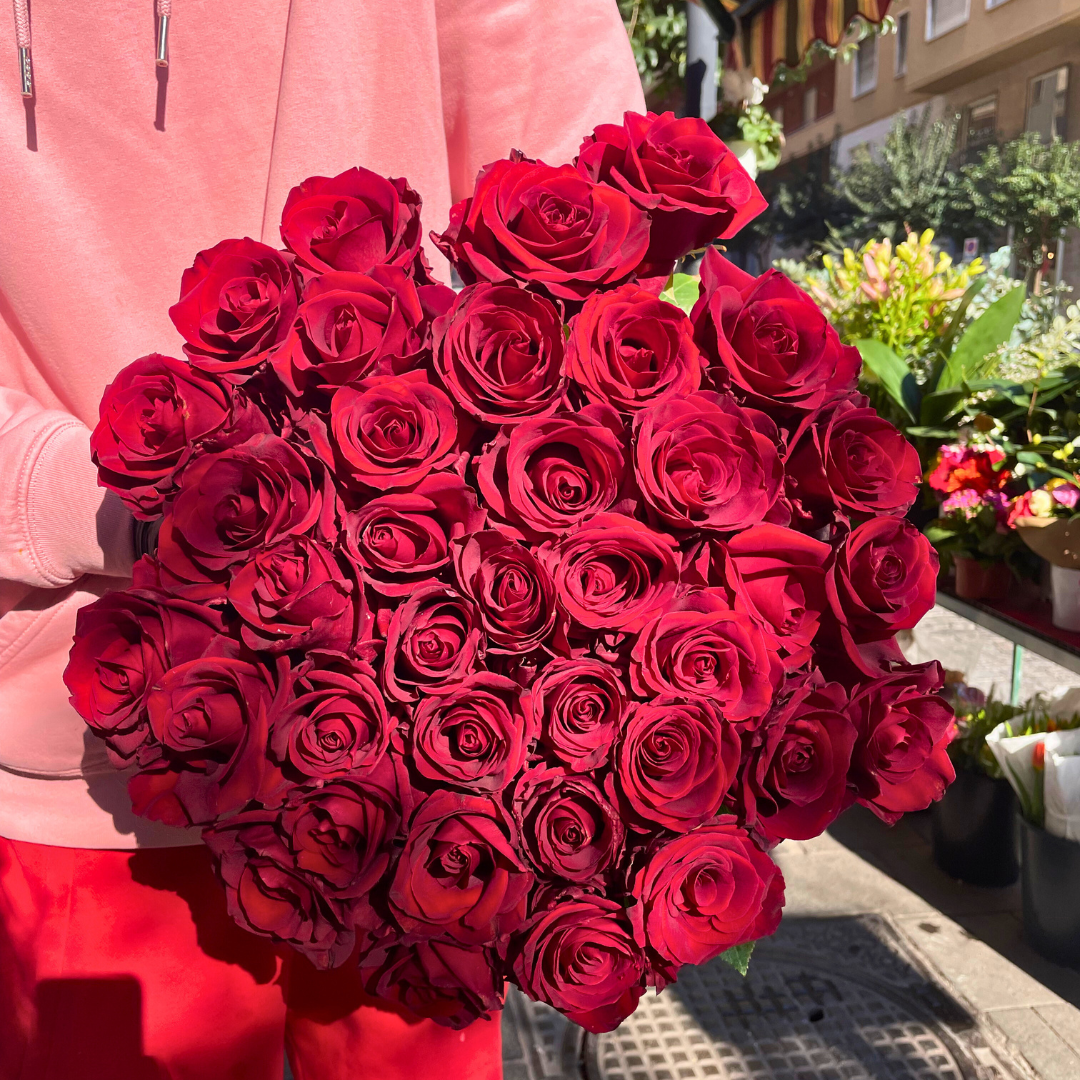 Rote Rosen Samourai 40 Rosen