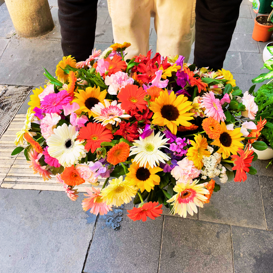 Cuscino Rainbow Memory - fiori di campo